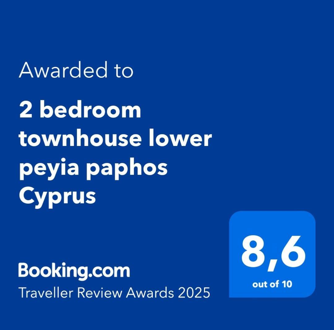 2 Bedroom Townhouse Lower Peyia Paphos Cyprus Extérieur photo
